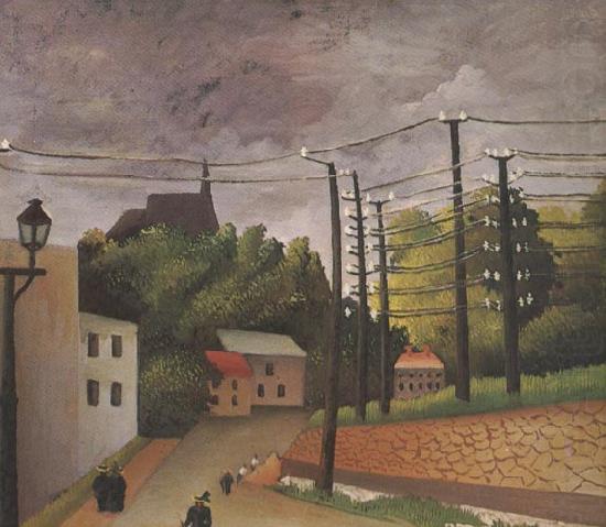 Henri Rousseau View of Malakoff china oil painting image